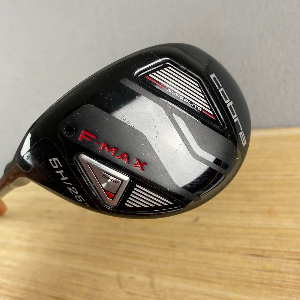 Left Hand King Cobra F-Max Draw 25 degree 5 Hybrid SuperLite 55 Graphite R Flex